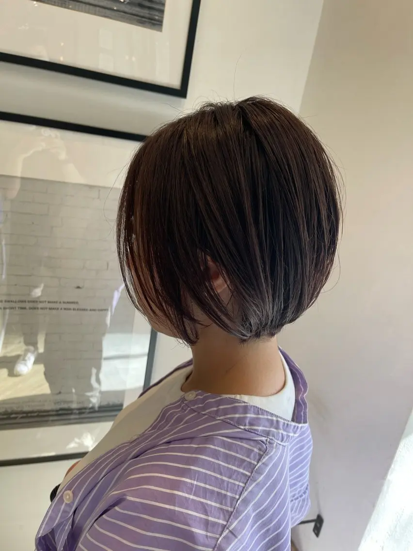 ショート カラー 塚本 昂のヘアスタイル
