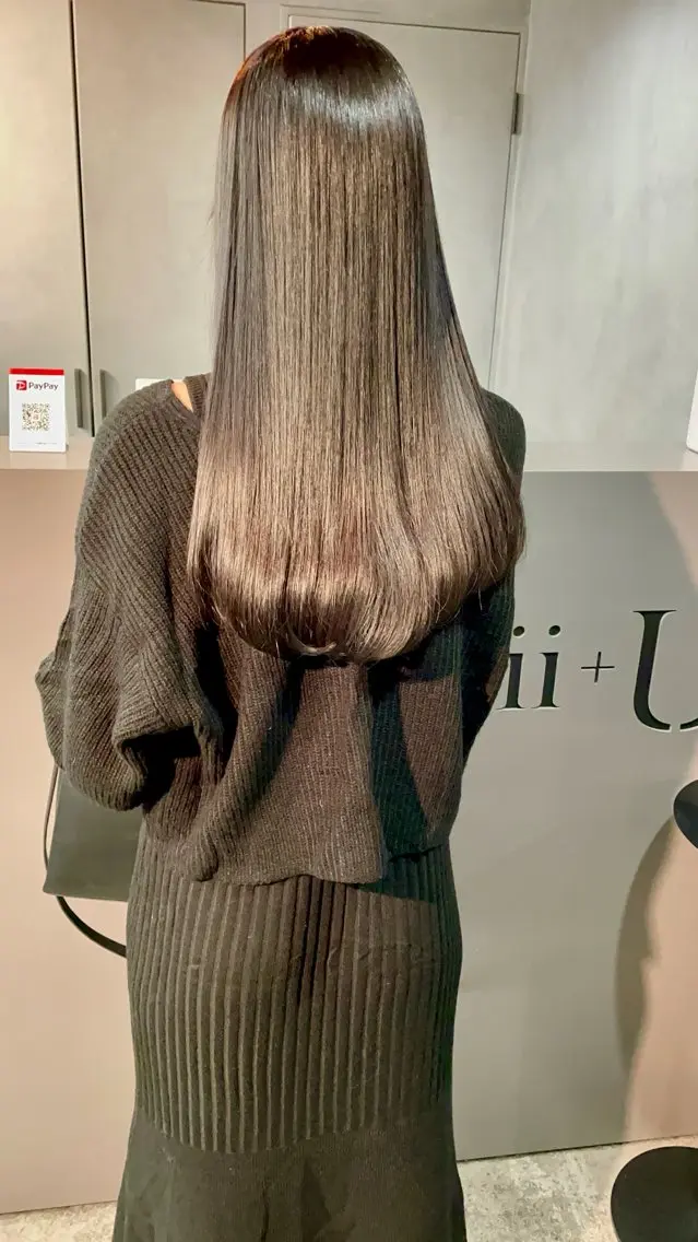 ロング 髪質改善 岡田 大樹のヘアスタイル