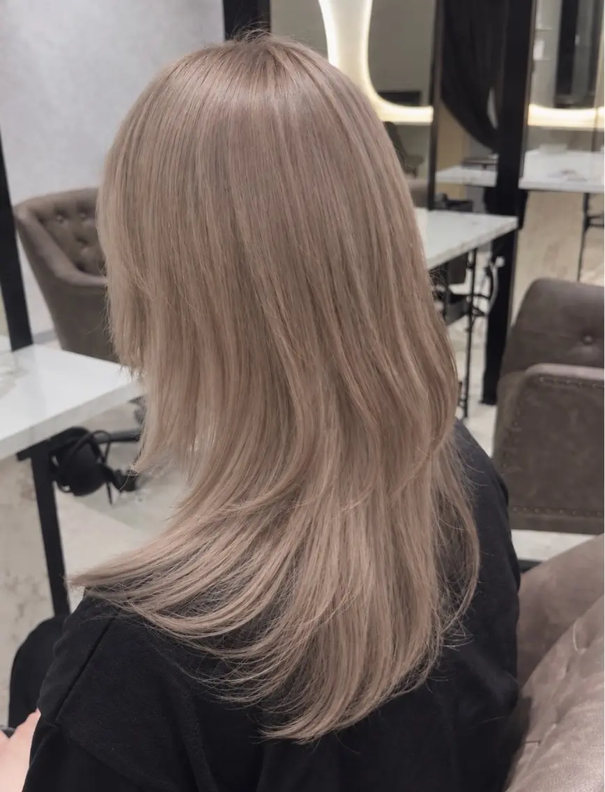 ロング カラー 色落ちまで盛れる 💟まなみのヘアスタイル