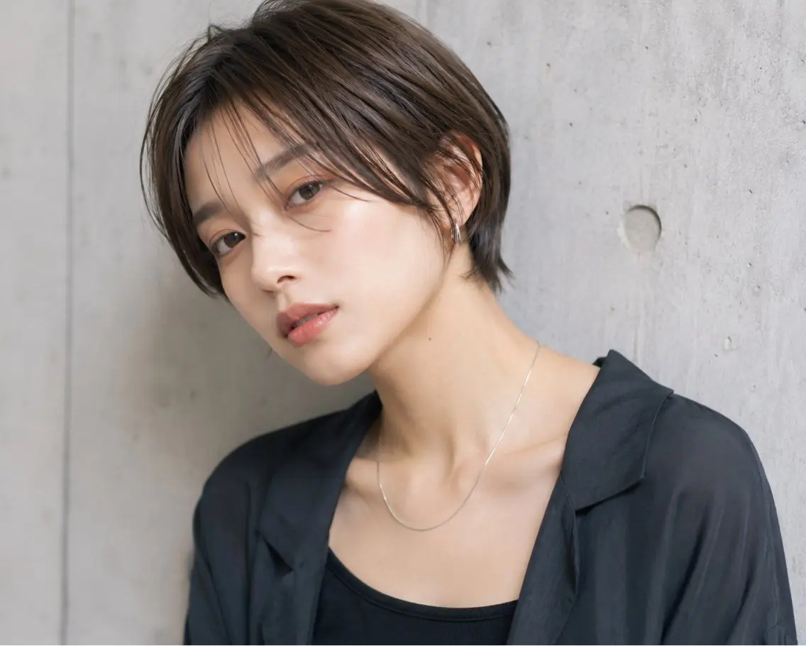 ショート 博多/Blue 💎松藤 莉奈のヘアスタイル