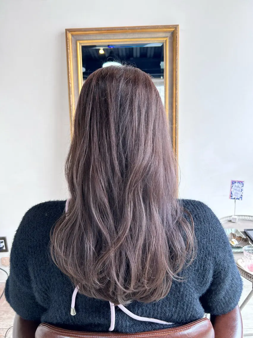 セミロング カット ヘアカラー トリートメント 🌷nanase🌷 gally hairのヘアスタイル