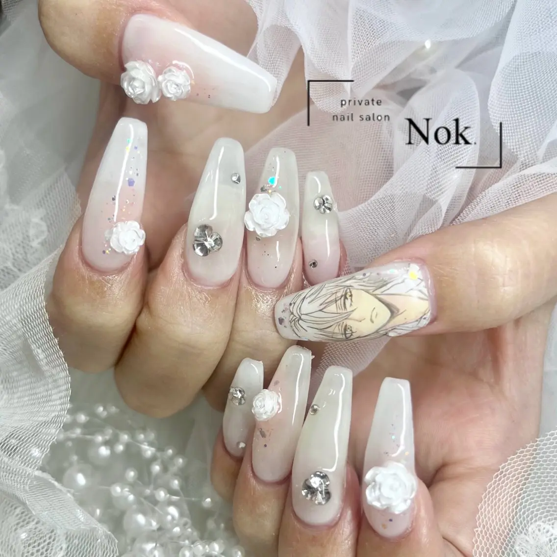 ネイル ハンドネイル 池袋痛ネイル Nok. 渡辺のネイルデザイン