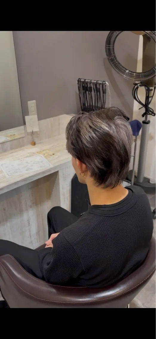 メンズ メンズブリーチ 平瀬 胡桃のヘアスタイル