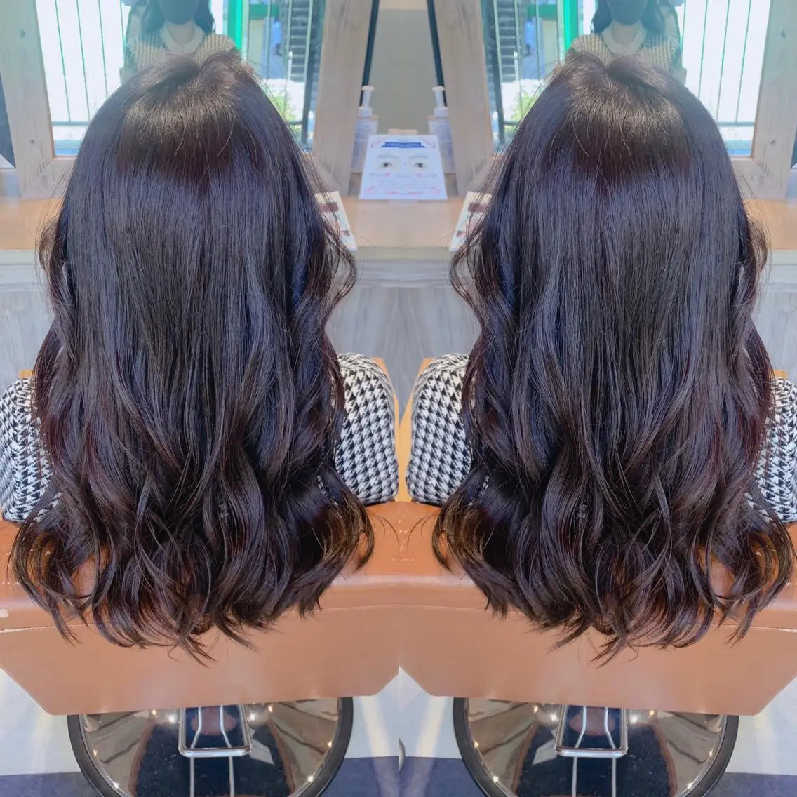 ロング カラー ラベンダーカラー ピンクカラー ピンクラベンダー 韓国🇰🇷 ✂︎hair 内田愛のヘアスタイル