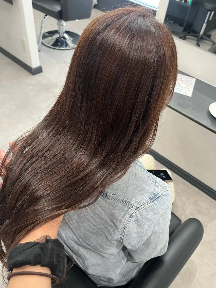 ロング カラー ハイライトカラー ハイライト 多田 朝光のヘアスタイル