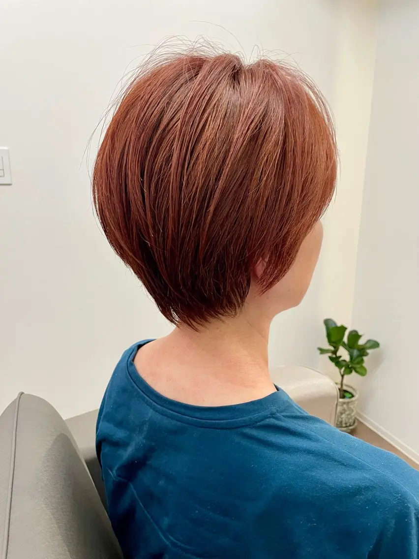 ショート カラー ショートヘア 中村 瑛秀のヘアスタイル