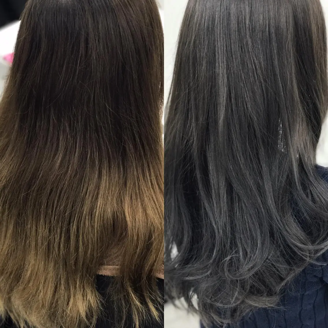 ロング カラー ブリーチ グラデーションカラー グレージュ AVANCE 長尾 尚悟のヘアスタイル