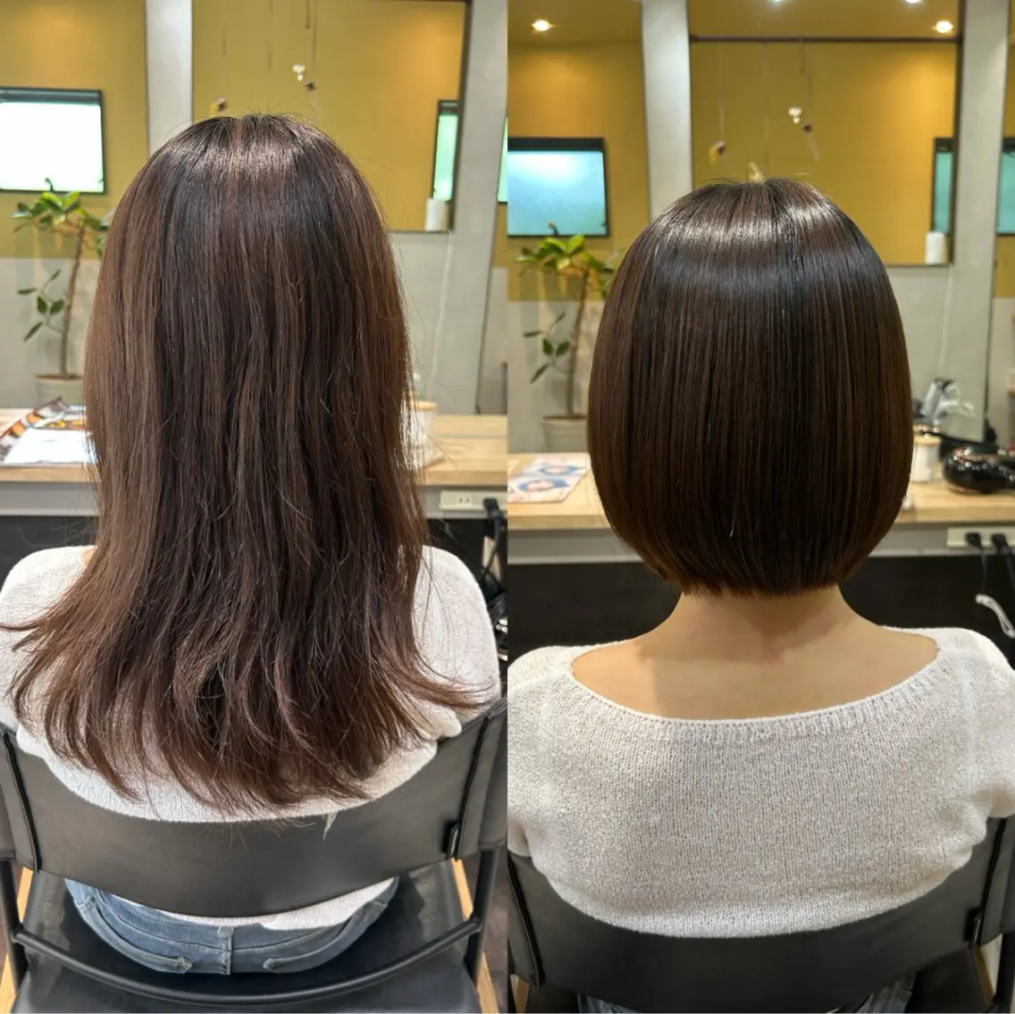 ショート パーマ 髪質改善 ストレートパーマ カット 縮毛矯正 トリートメント hubhair レイヤー/透明感のヘアスタイル