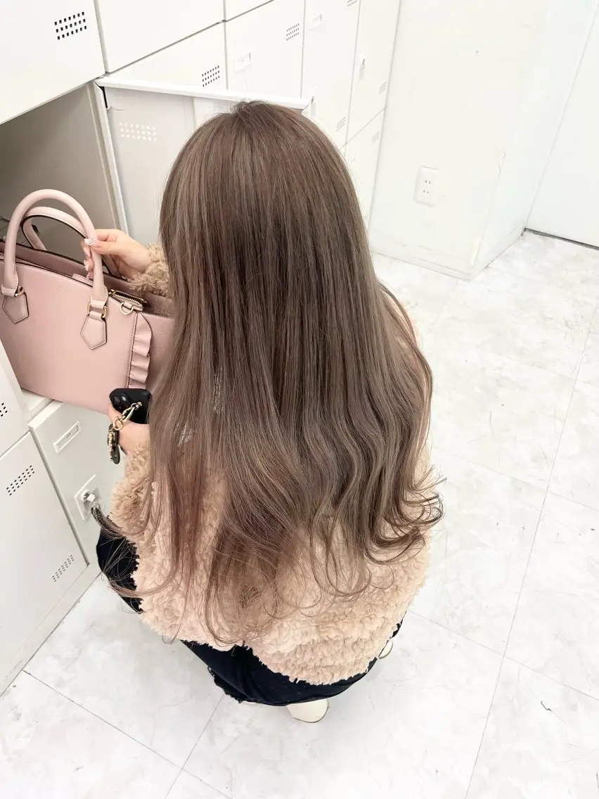 ロング カラー カット ヘアカラー 🩰フレンチガーリー ヘア🩰🍨AYAのヘアスタイル