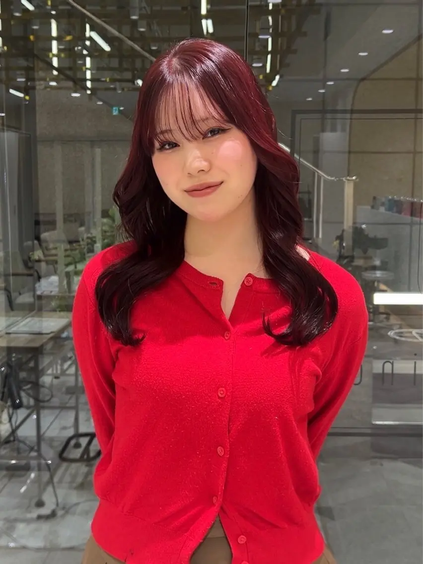 ロング カラー 🦋sana🦋 似合わせカット✁のヘアスタイル