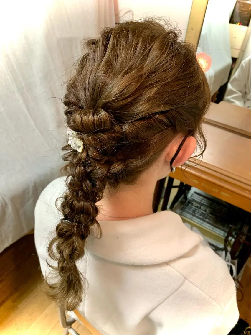 ヘアセット・アップの写真
