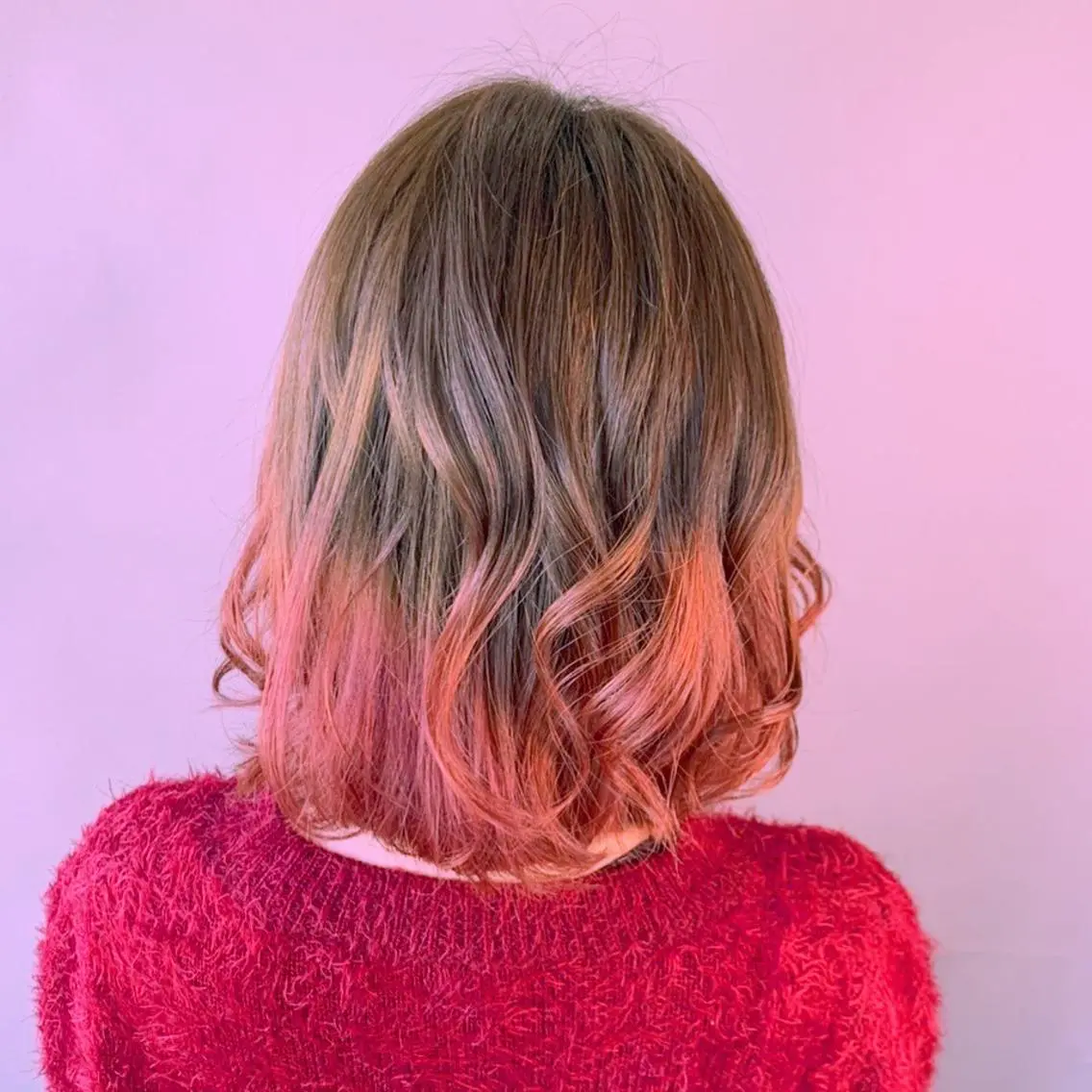 ミディアム カラー ヘアカラー トリートメント 福森 みずきのヘアスタイル