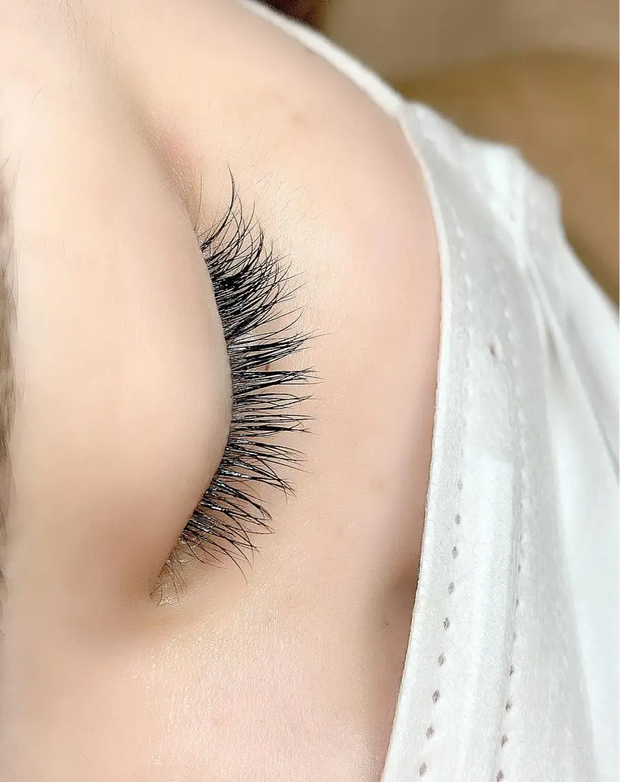 フラットラッシュ120本💎オフ＋ケア＋コーティング込みLカール＋500円で変更可の写真