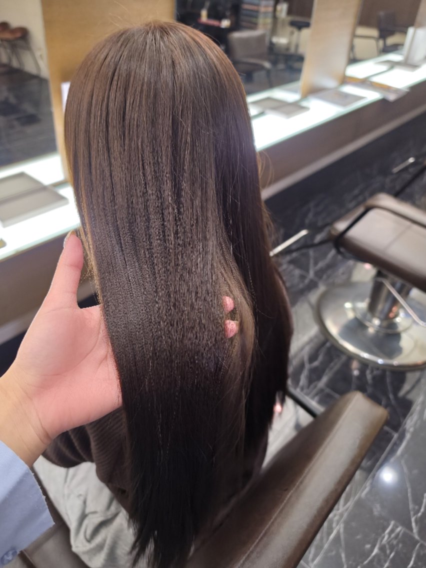 カラー ロング ブラウンカラー ヘアカラー トリートメント Log  nanaka🎀のヘアスタイル
