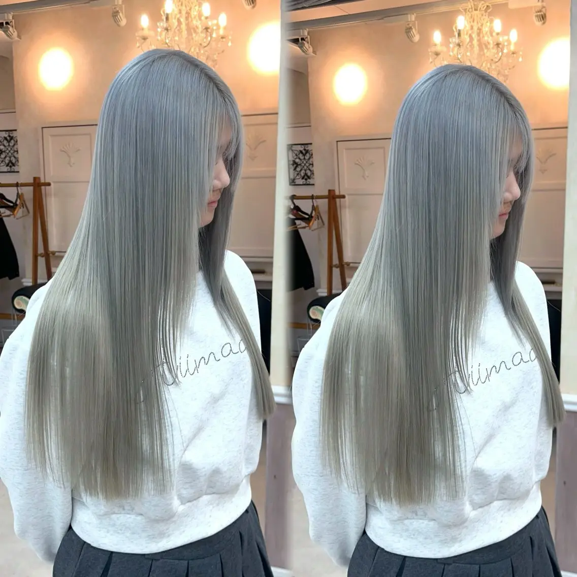ロング PELEmana🎀 透明感🤎ᩚワンホンのヘアスタイル