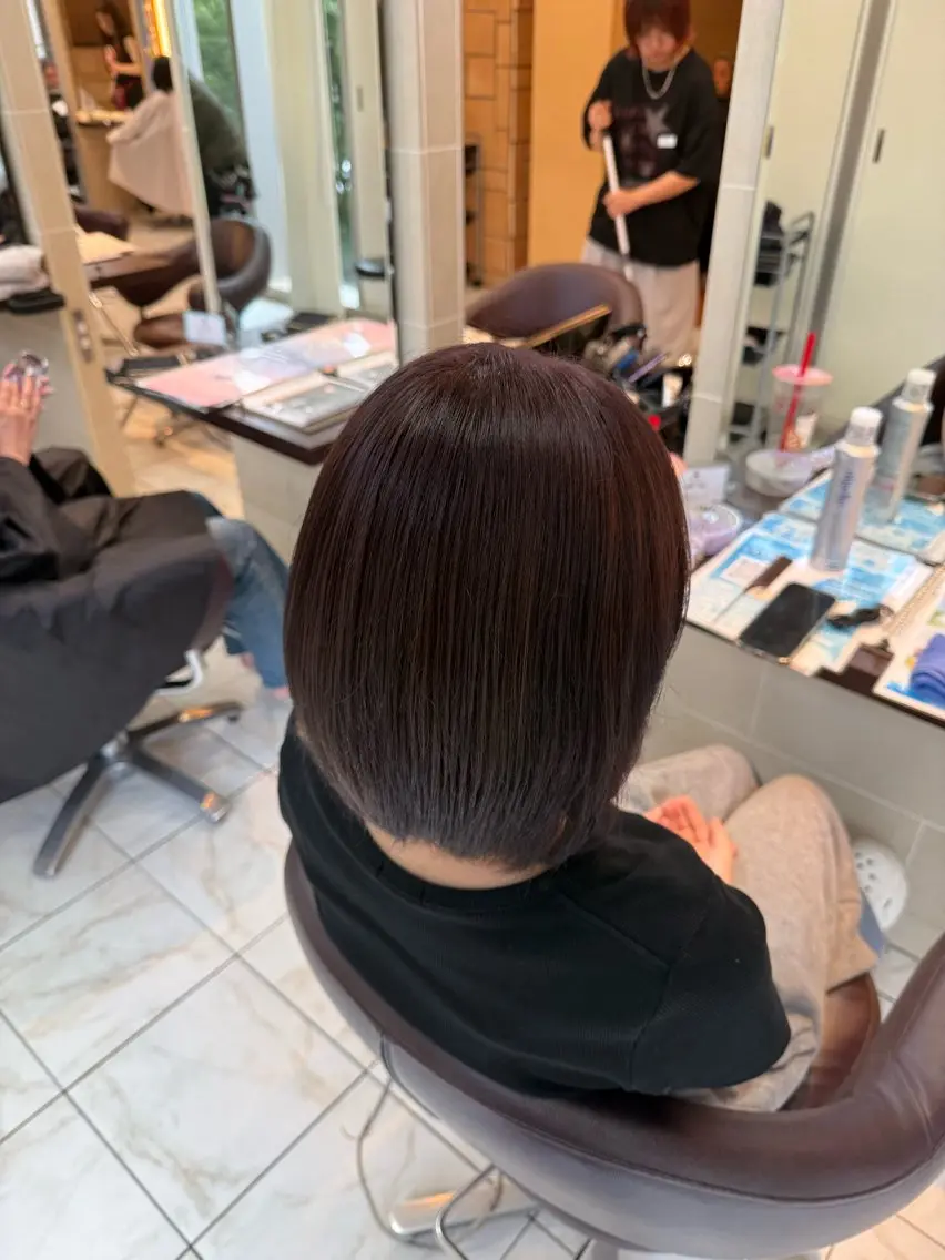 ミディアム カット ヘアカラー 篠崎 大翔のヘアスタイル