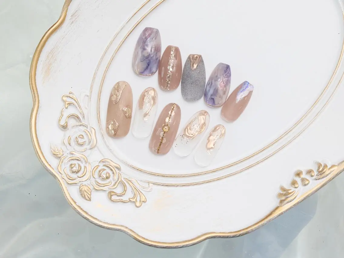 ネイル ❤️💛REBEST 京橋 nailのネイルデザイン