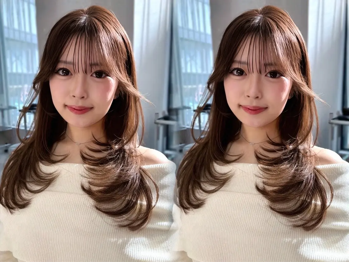 セミロング カット トリートメント 木串 楽人のヘアスタイル