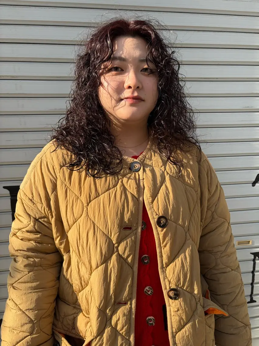 セミロング ヘアカラー 大西 柚羽のヘアスタイル