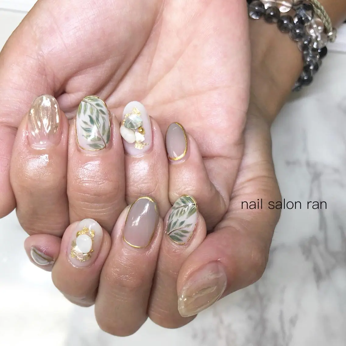 ネイル アートネイル nailsalon ranのネイルデザイン