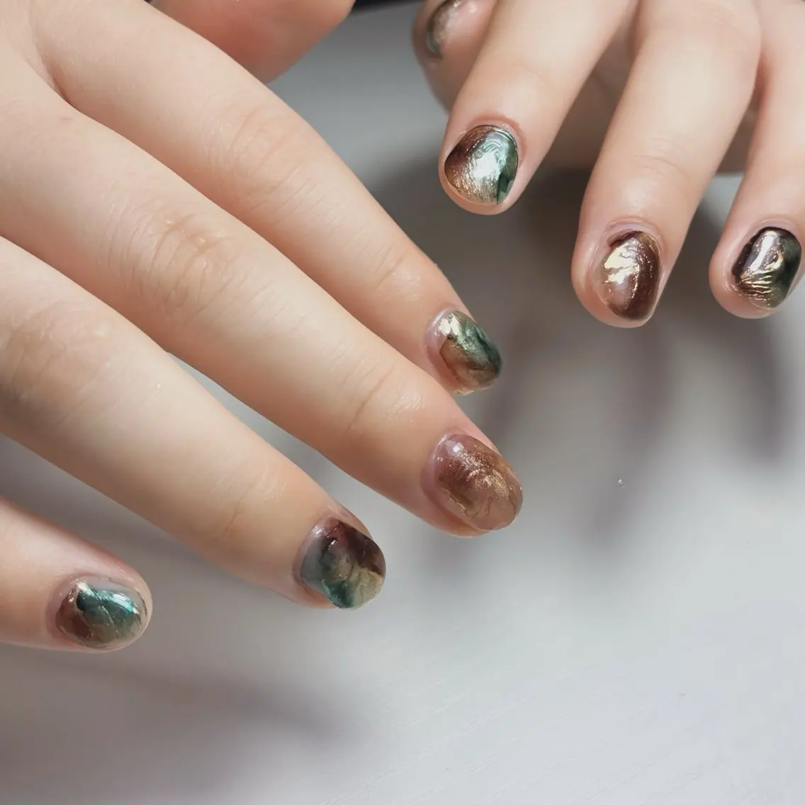 ネイル フットネイル ジェルネイル マグネットネイル ニュアンスネイル オフィスネイル ハンドネイル nail salon anoneのネイルデザイン
