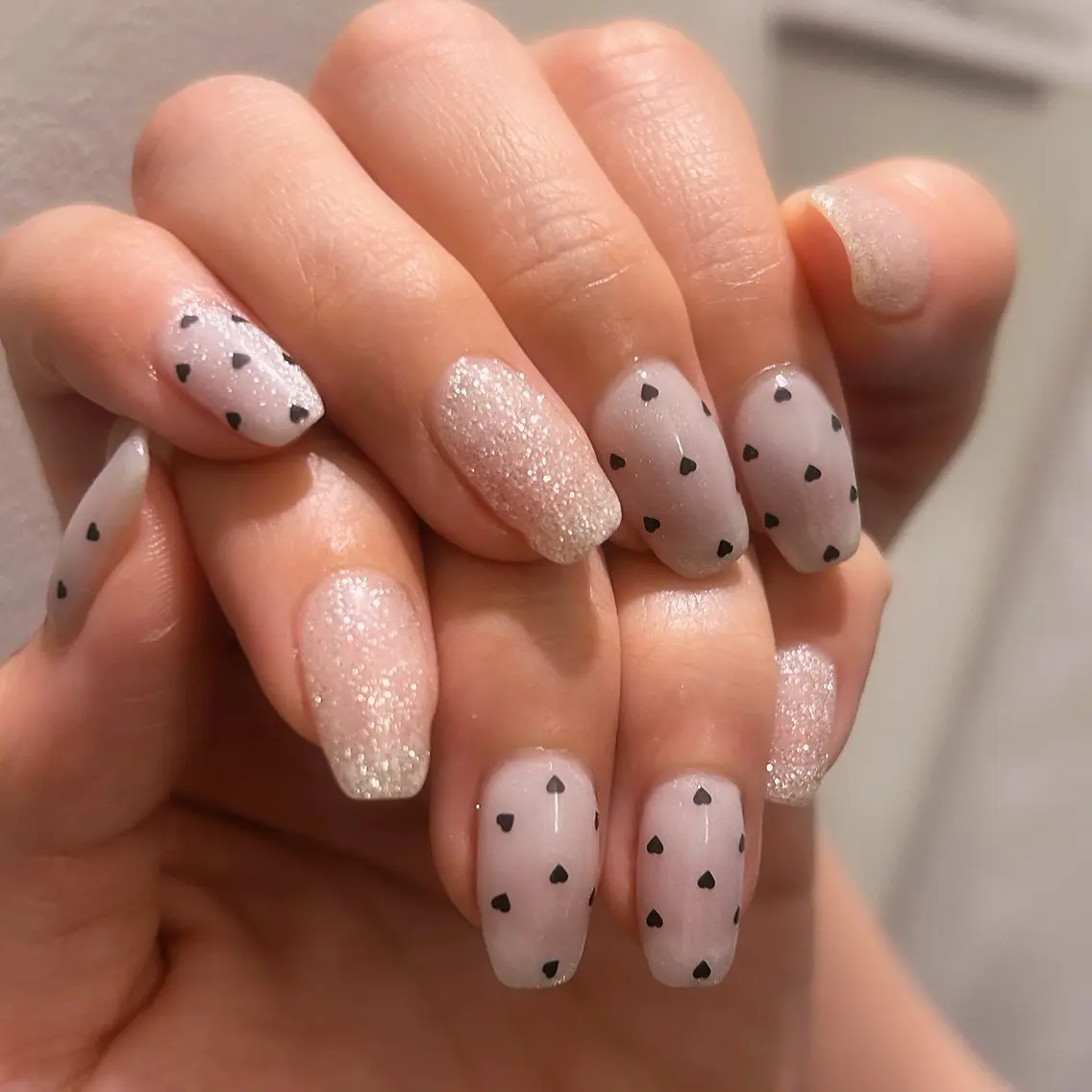ネイル ハート ハンドネイル nailsalon magentaのネイルデザイン