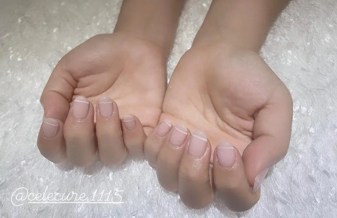 ネイル シンプルネイル ネイリスト Nのネイルデザイン