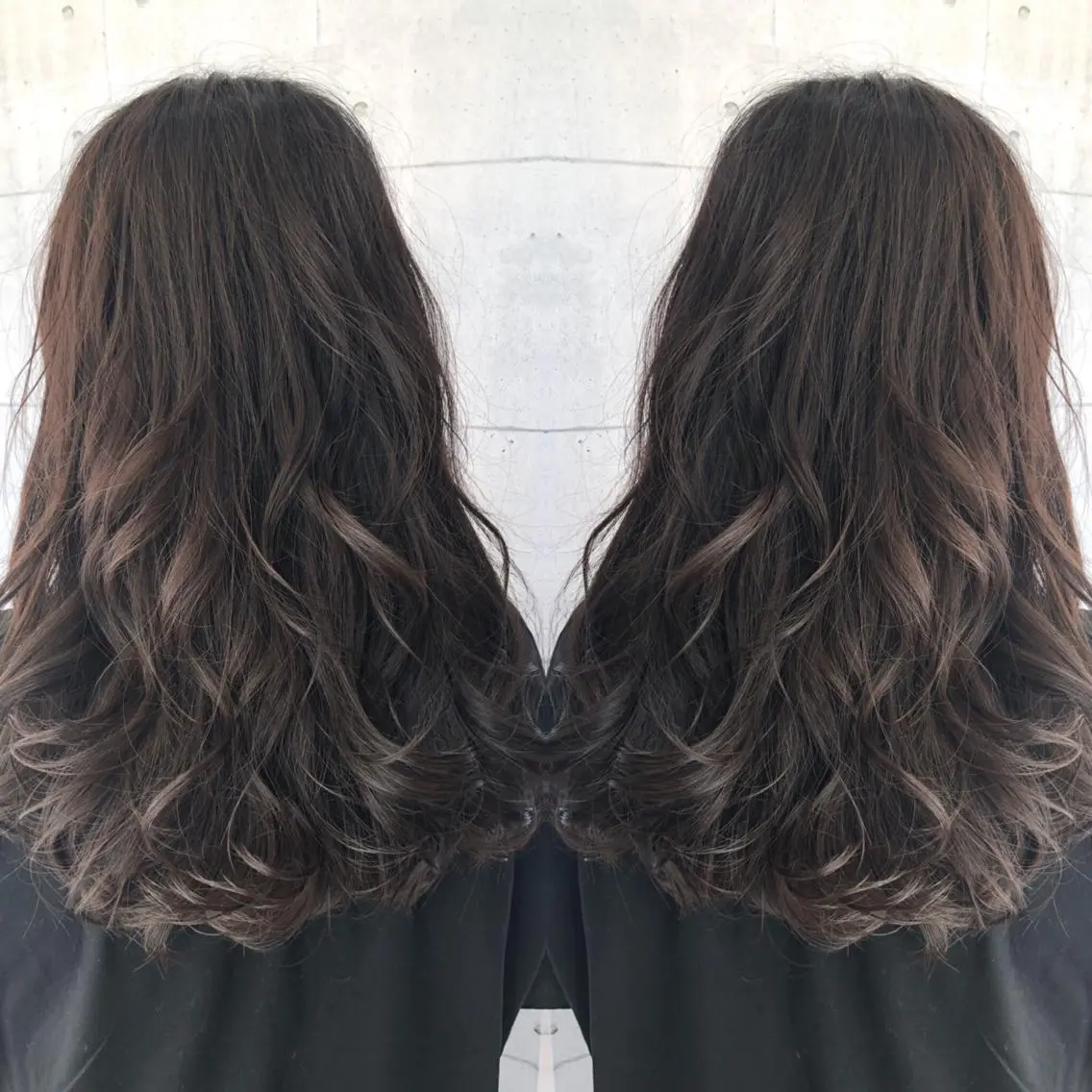 ロング カラー カット ヘアカラー 金沢 広美のヘアスタイル
