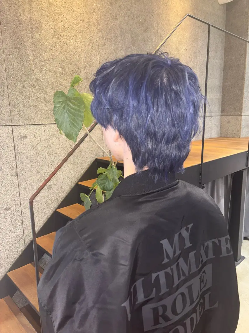 ショート メンズ ヘアカラー 🎪🩰艶/モテ カラー❣️reinaのヘアスタイル