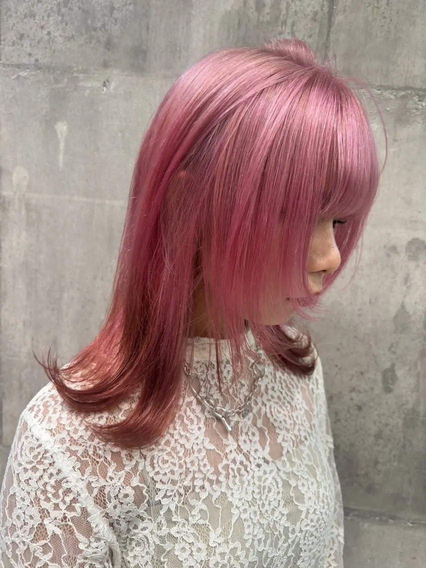 カラー 💋色気ハイトーン 💋HARUKAのヘアスタイル