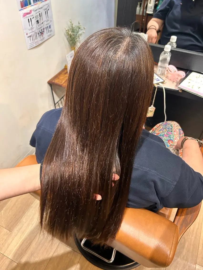 ✨【縮毛矯正モデル募集】自然なストレートヘアへの写真