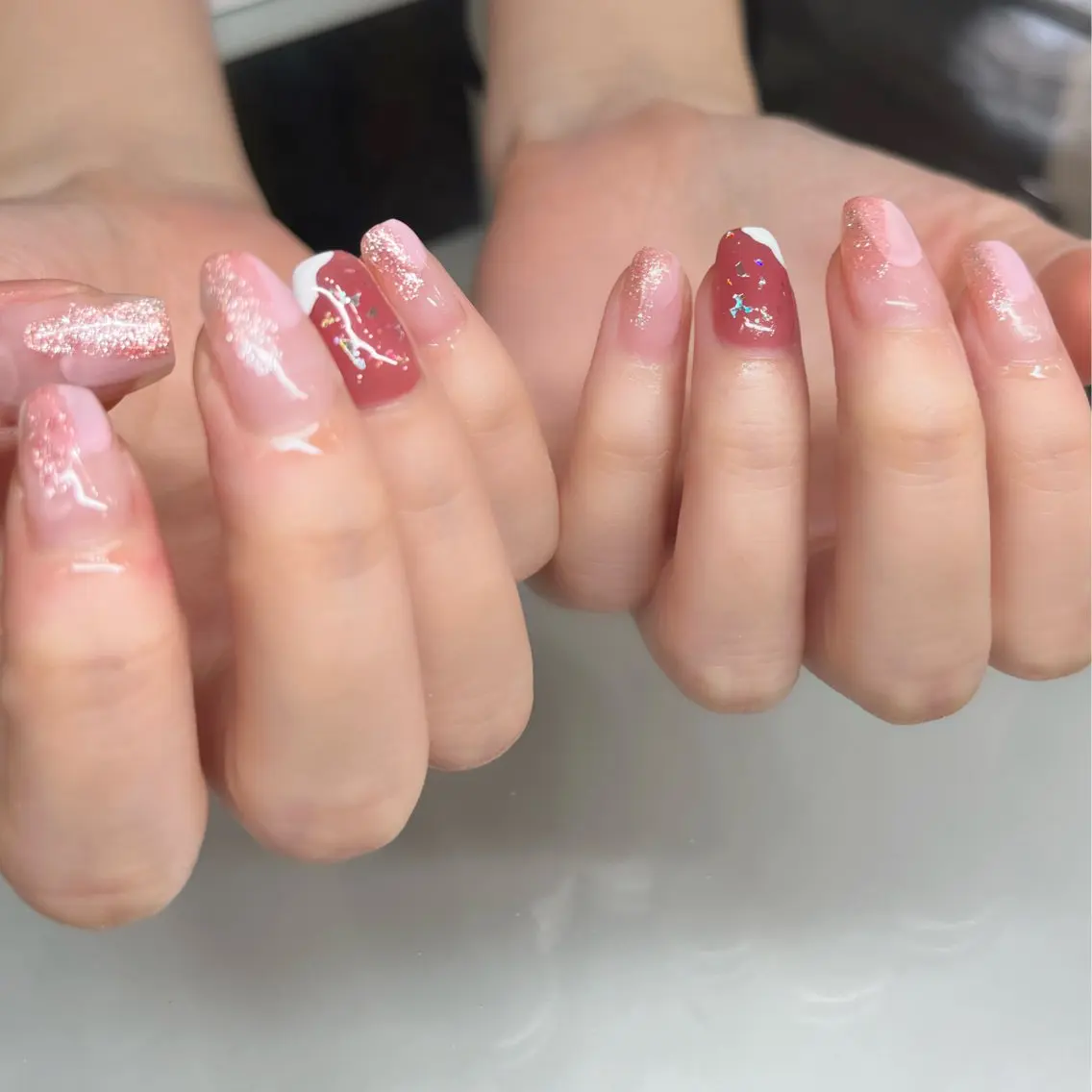 ネイル シンプルネイル ハンドネイル Knail . iのネイルデザイン