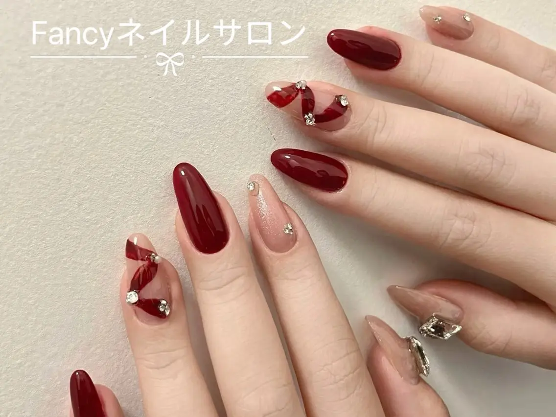 ネイル チークネイル フットネイル グラデーション 韓国ネイル ニュアンスネイル Fancyネイル サロン練馬店のネイルデザイン