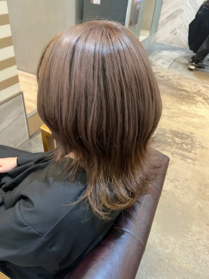 カラー ベージュカラー ブリーチ デザインカラー 内山涼香 【縮毛矯正✨】のヘアスタイル