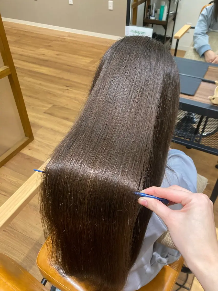 ロング トリートメント カラーモデル/ つくば市みどりののヘアスタイル