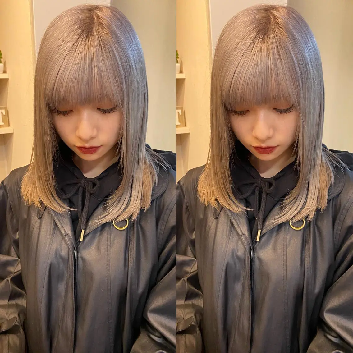 ミディアム カラー ⭐️横浜ブリーチ特化 美容師 堤涼⭐️のヘアスタイル