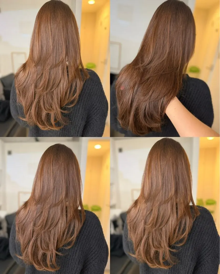 ロング ヘアカラー トリートメント 阿部 迅のヘアスタイル