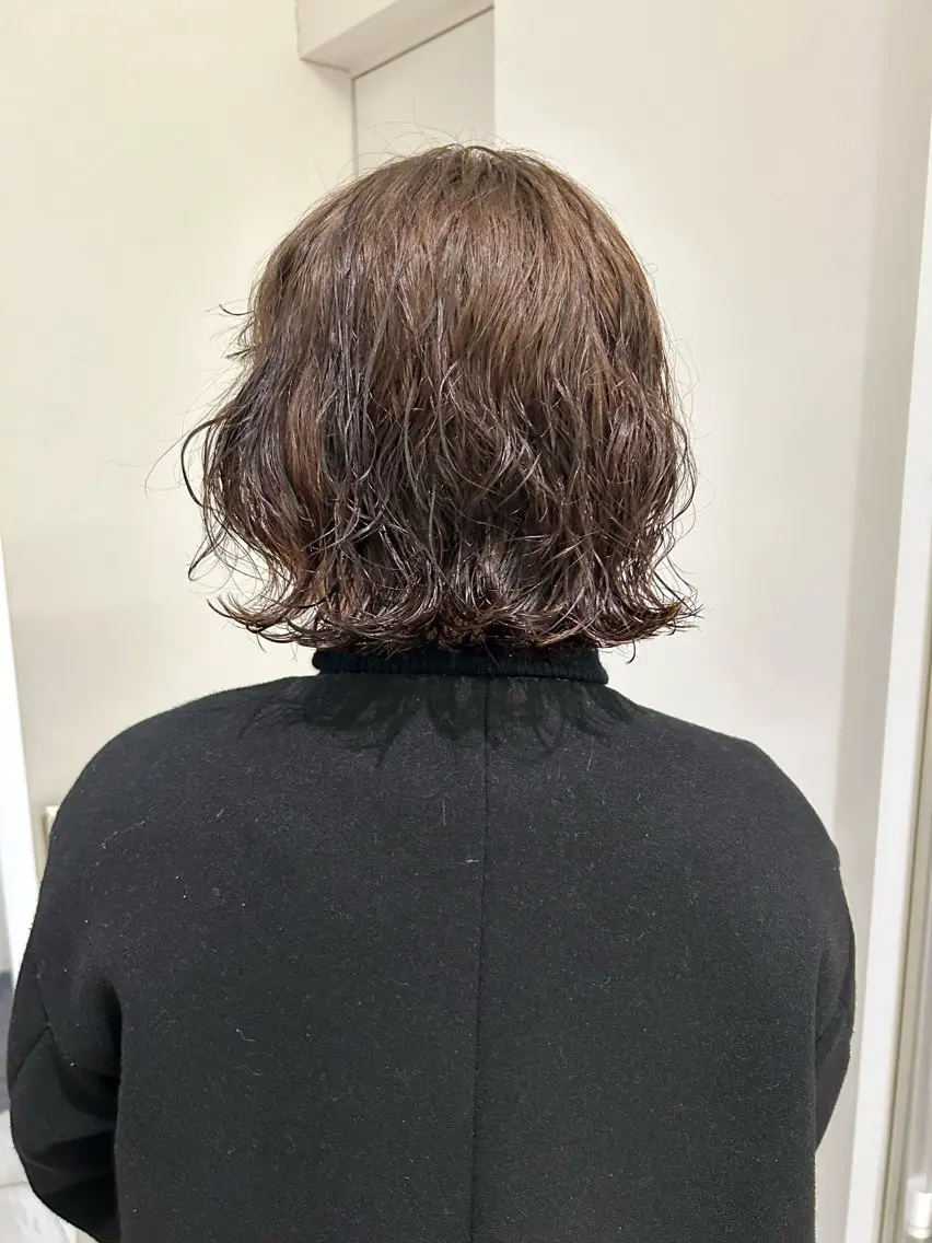 ショート パーマ ボブ 、 、のヘアスタイル