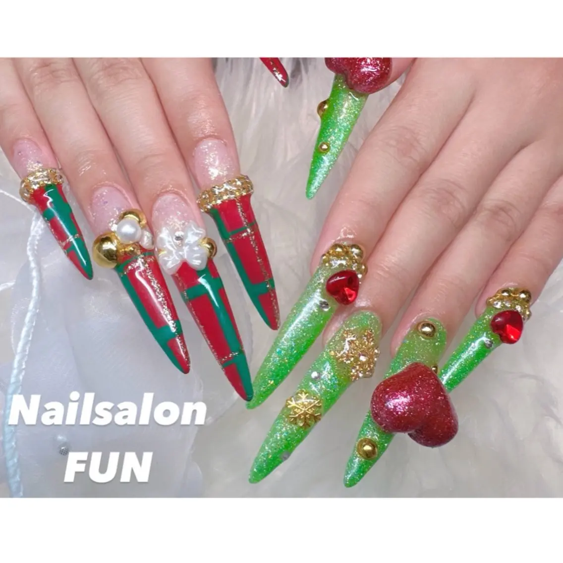 ネイル アートネイル ロングネイル メンズネイル ショートネイル スーパーロングネイル Nailsalon FUN🌈のネイルデザイン