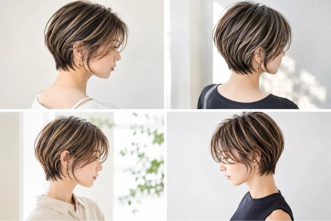 ショート カラー ヘアアレンジ WE  BE PARSLEY3のヘアスタイル