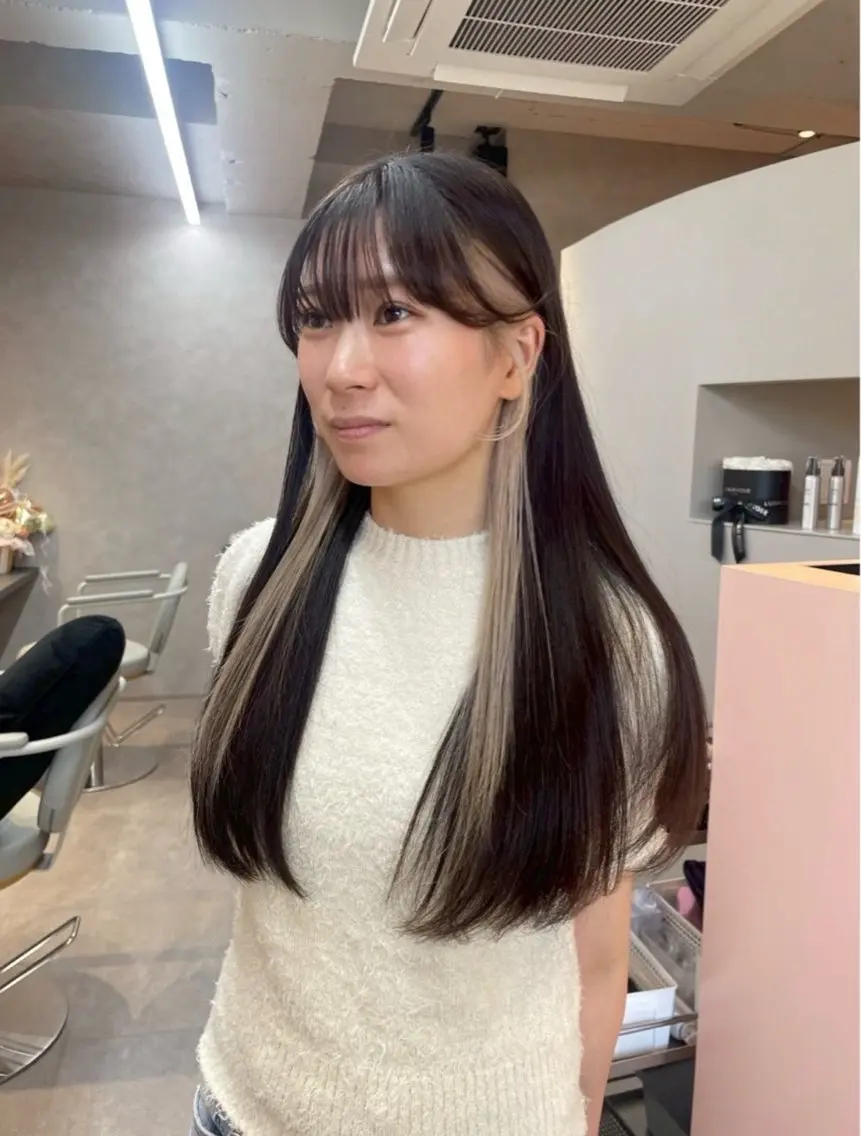 ロング カット toyohara momokaのヘアスタイル