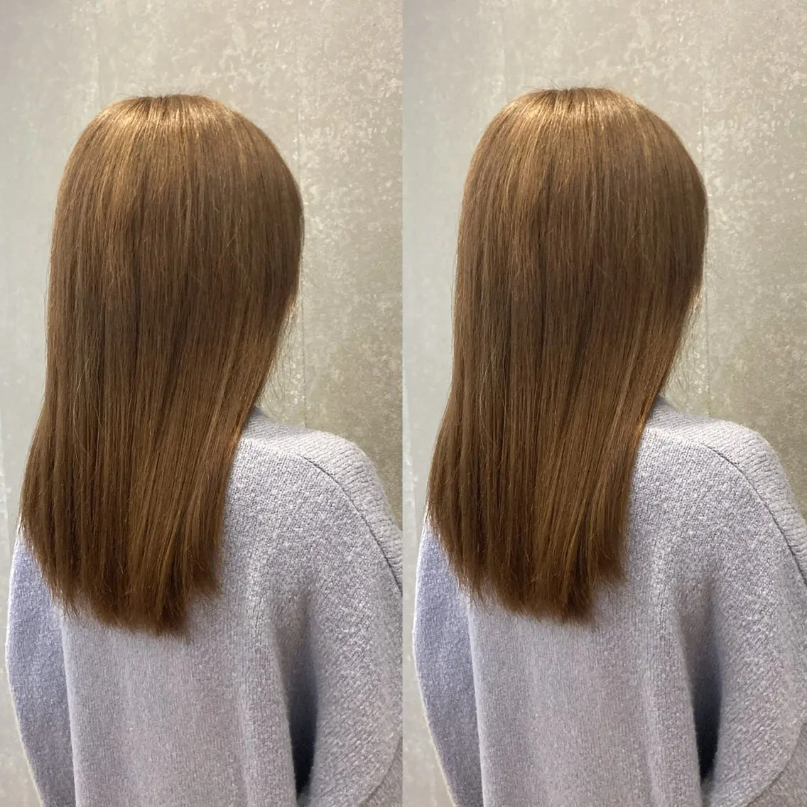 セミロング 髪質改善 トリートメント み うのヘアスタイル