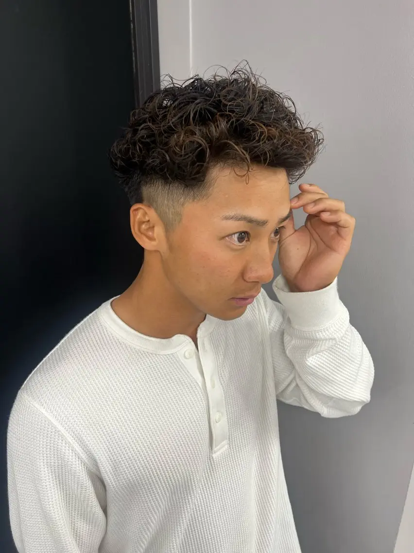 パーマ メンズ カット 田中 みなみ／メンズカットのヘアスタイル