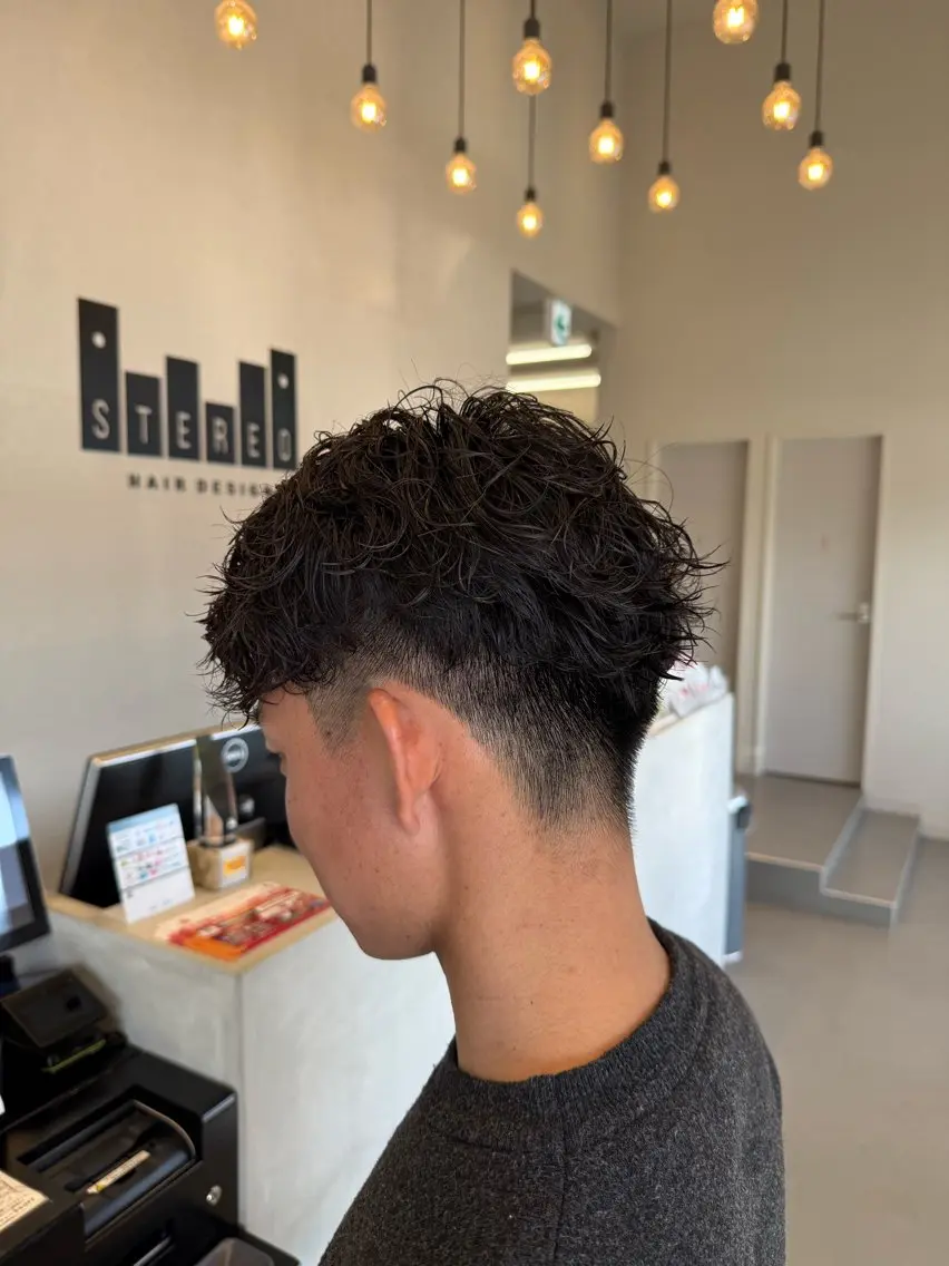 ショート カット パーマ ✂️ステレオ知立✂️ 福田拓人⚽️のヘアスタイル