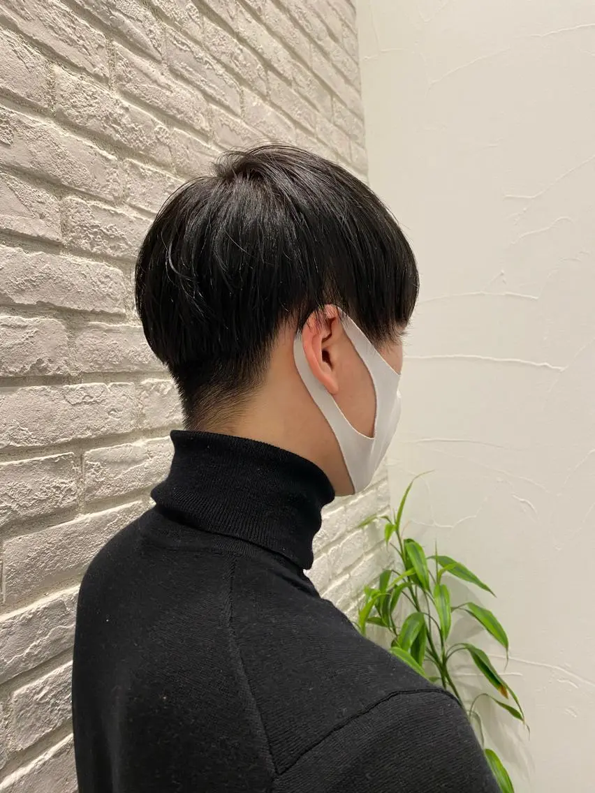 【メンズ限定🦋🌙】メンズカット+ナチュラル前髪縮毛矯正+シャンプーの写真