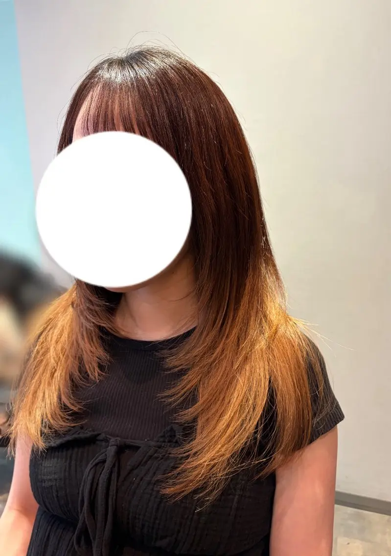 ロング カット カットモデル RURUのヘアスタイル