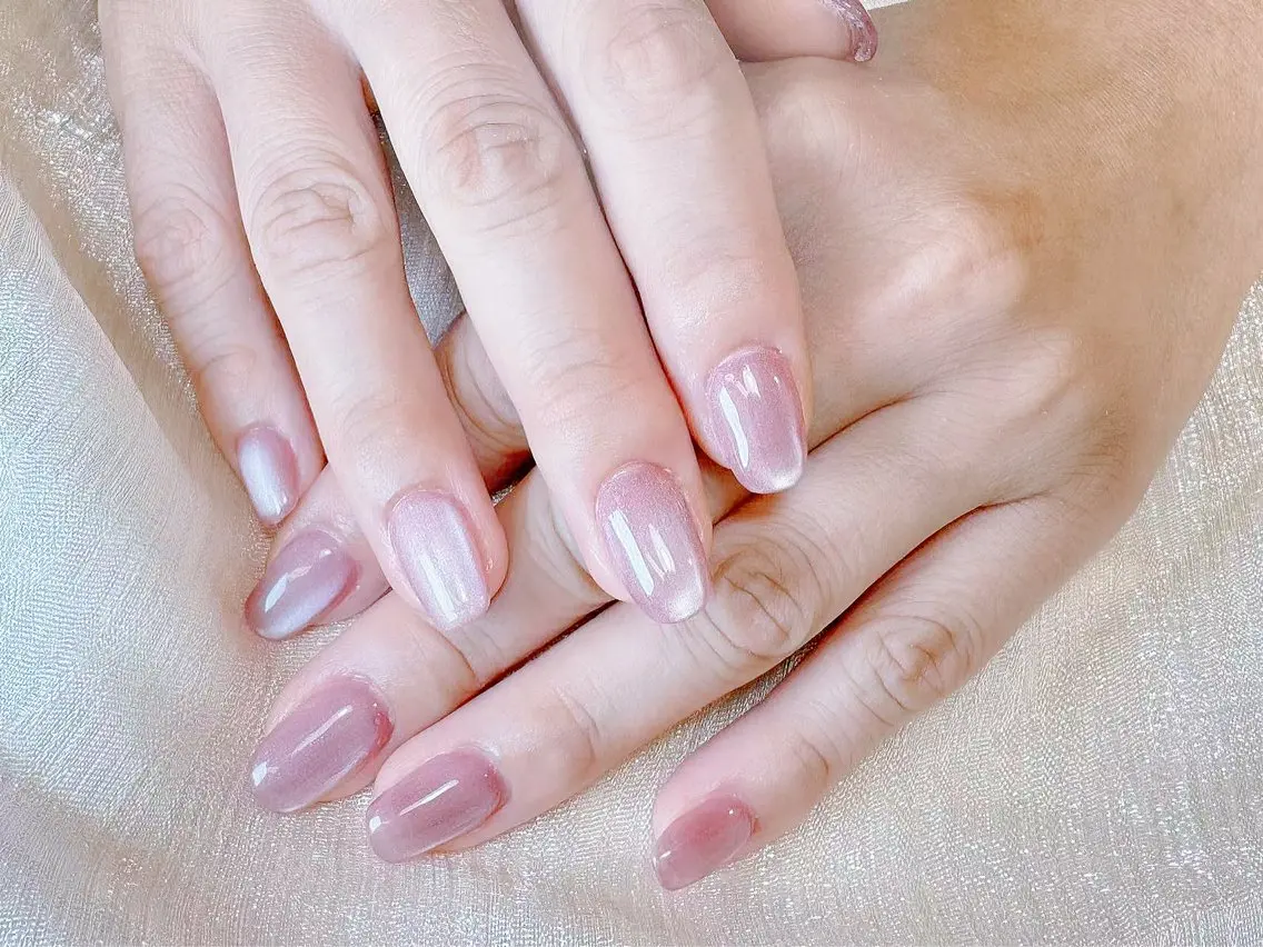 ネイル フットネイル フレンチネイル ジェルネイル ガラスフレンチ 韓国ネイル ハンドネイル Hi nail 【ハイネイル】池袋のネイルデザイン