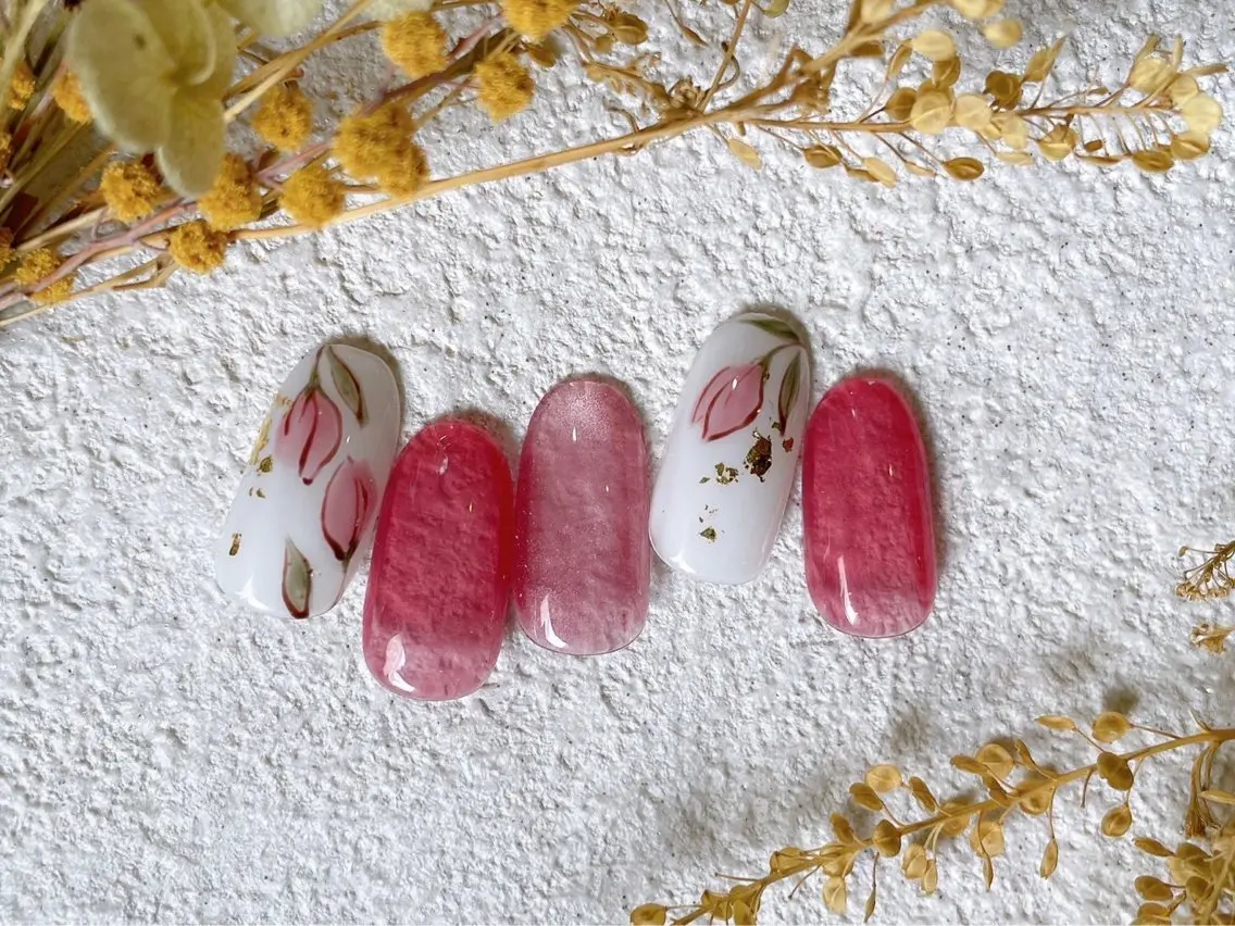 ネイル オーロラネイル フットネイル フレンチネイル ジェルネイル 韓国ネイル ハンドネイル kiki nail &brow二子玉川のネイルデザイン