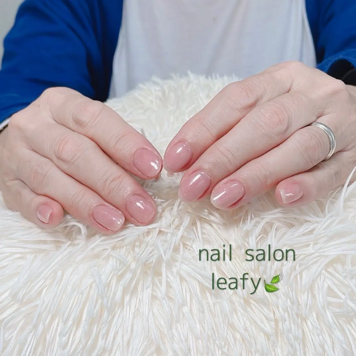 ネイル ワンカラーネイル ハンドネイル ネイルサロン leafyのネイルデザイン