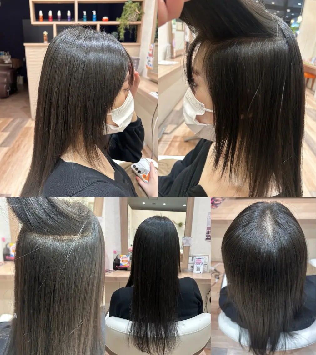 ロング 篠﨑 千尋のヘアスタイル